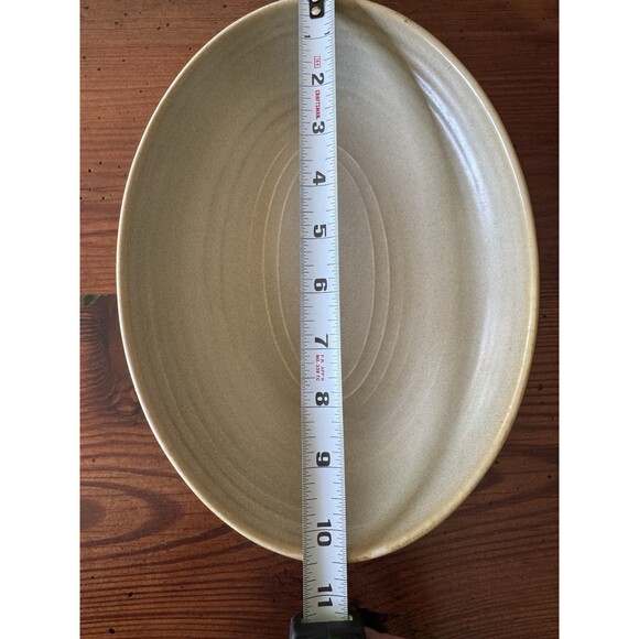 Dudson Evolution Sand Deep Oval 10.5”X8” Made In England - Picture 8 of 10